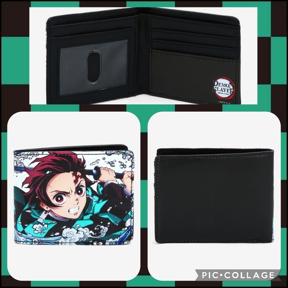 DEMON SLAYER: Tanjiro Crossbody Bucket Bag & Bifold Wallet - Picture 3 of 8